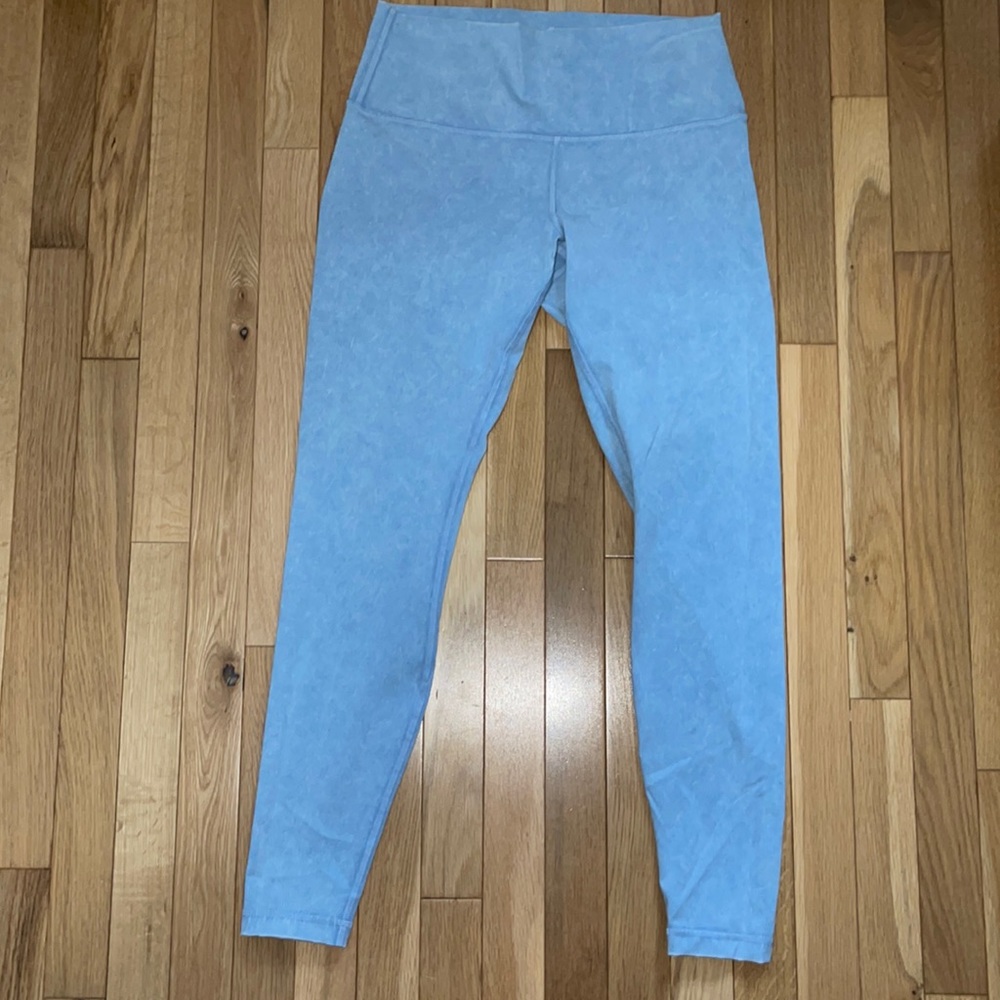 Lulu lemon blue cloudy leggings 💙